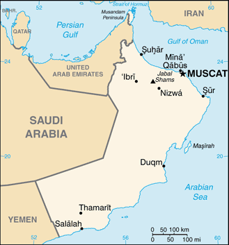 Map of Oman-mu-map