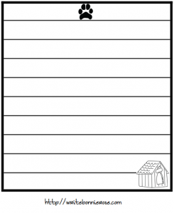 How to Write for Homeschoolers Lapbooking Basics Lined Paper Template