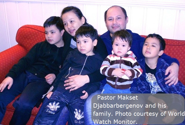 Pastor Makset and his family courtesy of World Watch Monitor