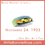 Timeline Worksheet: November 24, 1903, Automotive Invention