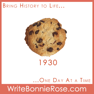 Timeline Worksheet: 1930 and Chocolate Chip Cookies