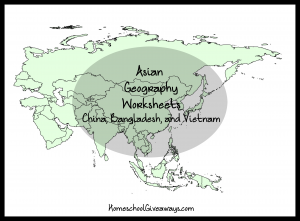 Asian Geography Worksheets