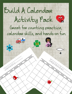 Build a Calendar Activity Pack