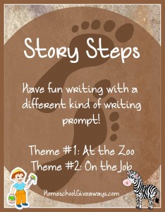 Writing Prompts Story Steps At the Zoo and On the Job