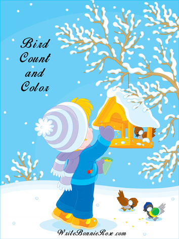Bird Count and Color Activity Pack
