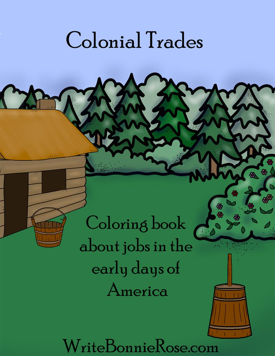 FREE Colonial Trades Coloring Book