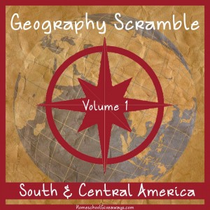 Geography Scramble Vol 1 South and Central America