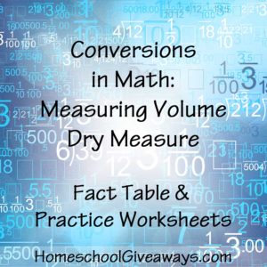 Conversions-in-Math-Measuring-Volume-Dry-Measure