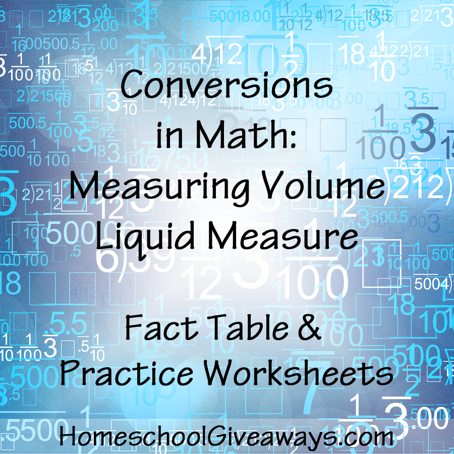 Free Units Of Volume Liquid Measure Conversion Table And Practice Writebonnierosecom