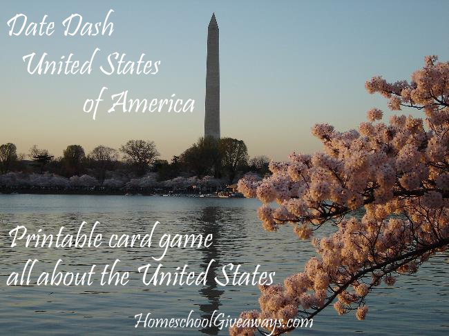 Date Dash United States History Card Game