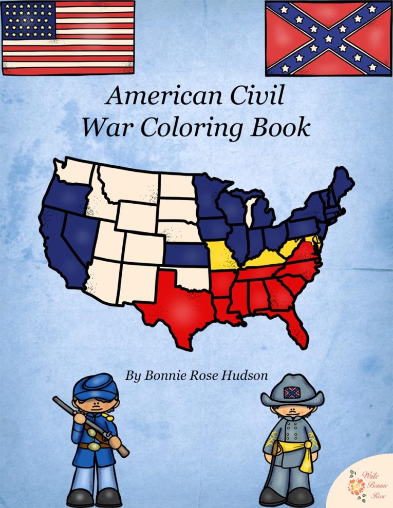 American Civil War Coloring Book