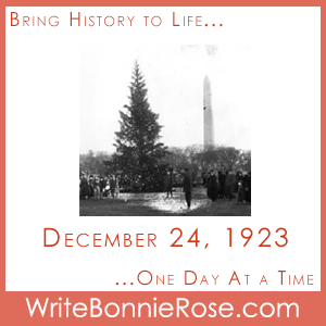 Timeline Worksheet: December 24, 1923, Lighting of the First National Christmas Tree