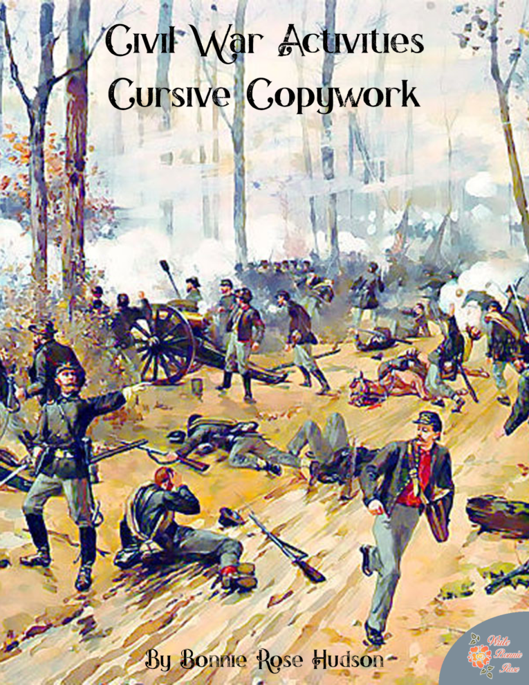 civil-war-activities-for-kids-cursive-copywork