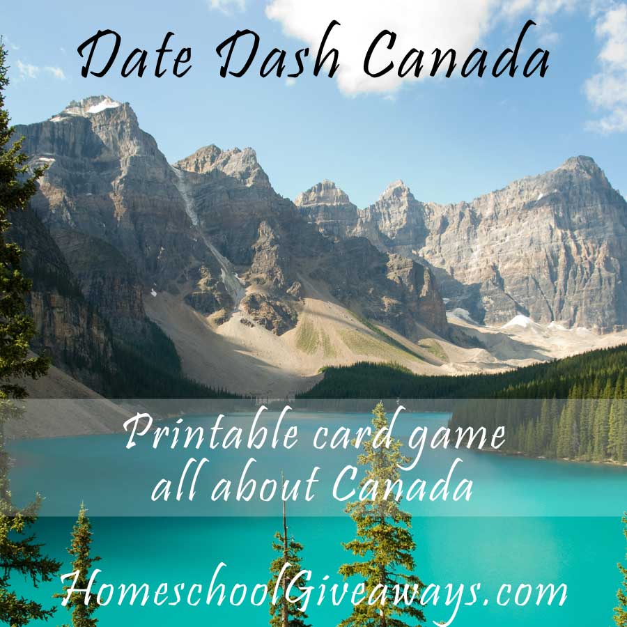 Date Dash Canada—Canadian History Card Game