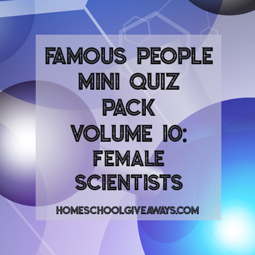 FREE Famous People Mini Quiz Pack Volume 10 – Female Scientists
