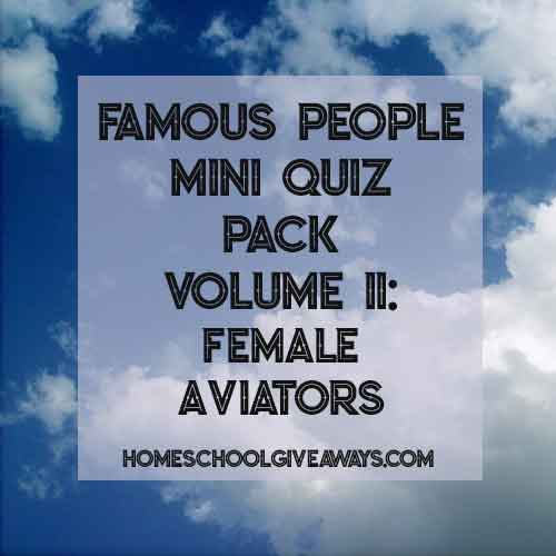 FREE Famous People Mini Quiz Pack Volume 11 – Female Aviators
