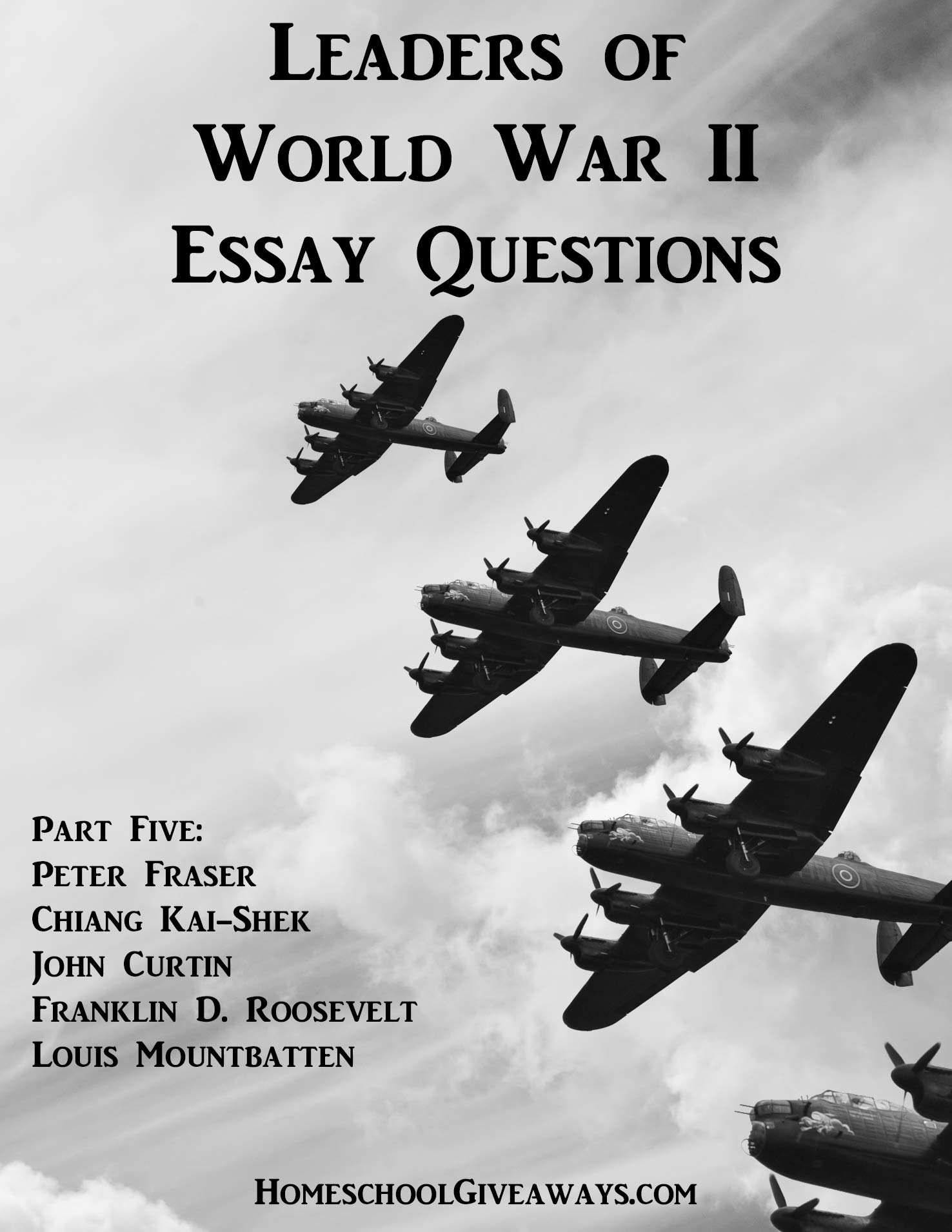 Leaders of World War II Essay Questions, Part Five
