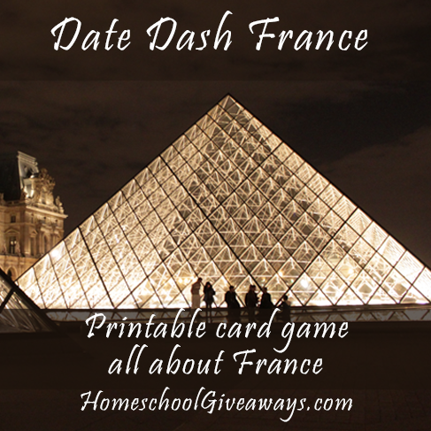 FREE Date Dash France History Card Game