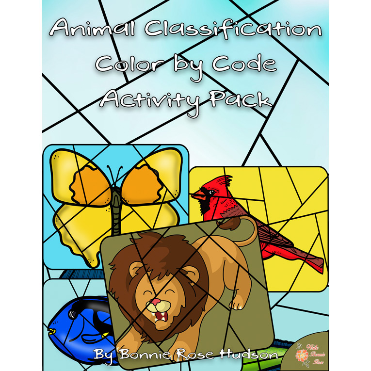 Animal Classification Color by Code Activity Pack 