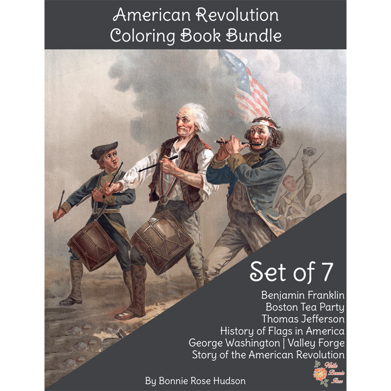 American Revolution Coloring Books