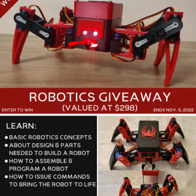Robotics Workshop Giveaway ($298 value)