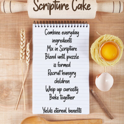 Scripture Cake – A Fun Family Project for Studying the Bible
