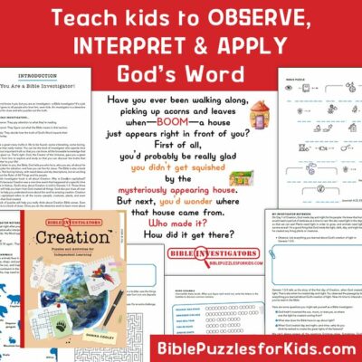 Teach Kids to Observe, Interpret, and Apply God’s Word